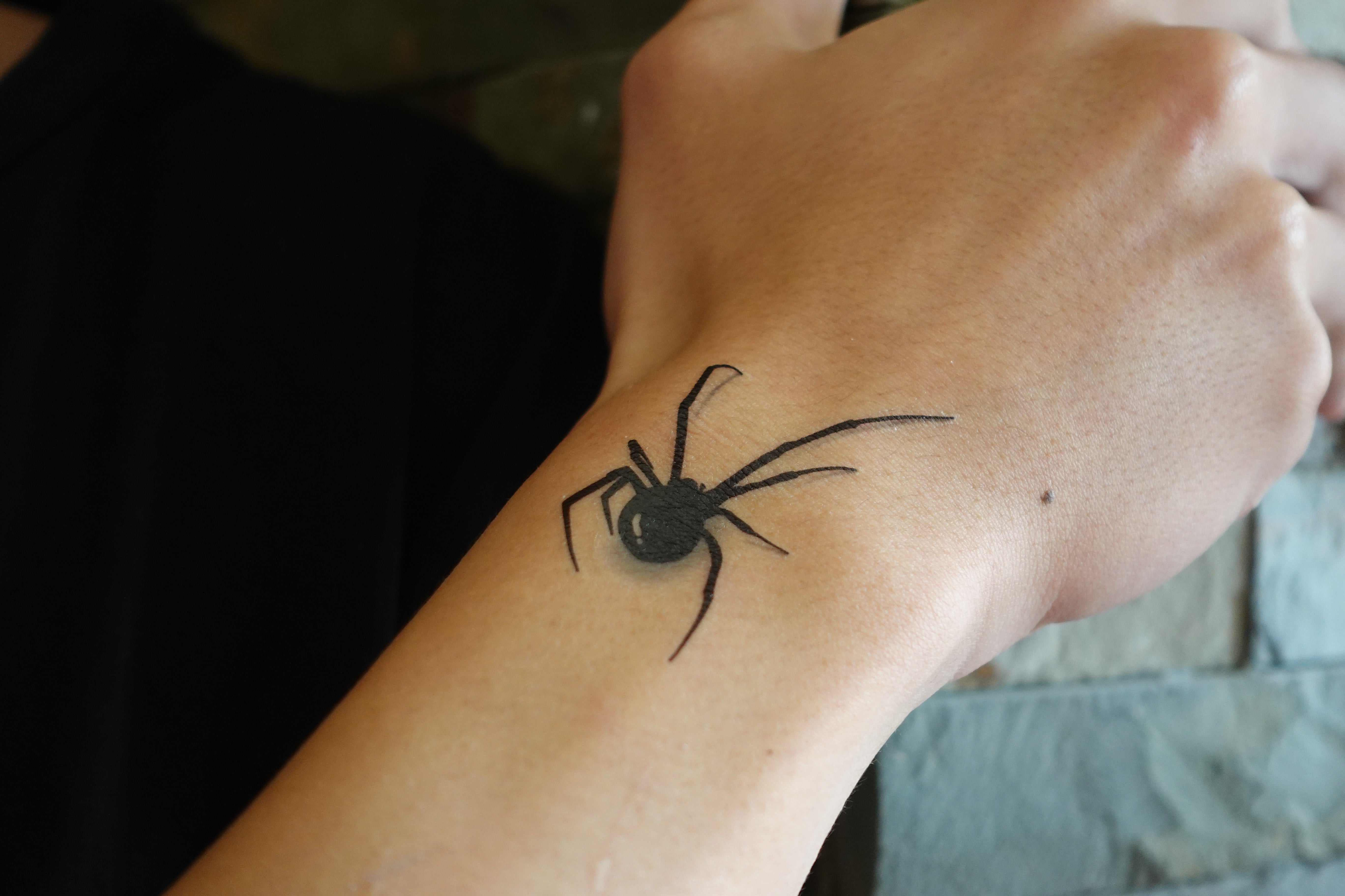 Daddy Jacks Body Art Studio : Tattoos : Realistic : Spider